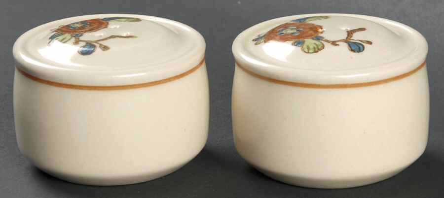 Old Cathay Salt & Pepper Set by Metlox - Poppytrail - Vernon-1