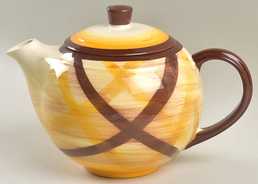 Organdie Teapot & Lid by Metlox - Poppytrail - Vernon-1