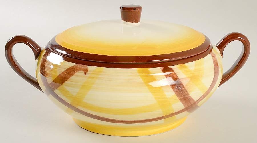 Organdie 2.25 Qt Round Covered Casserole by Metlox - Poppytrail - Vernon-1