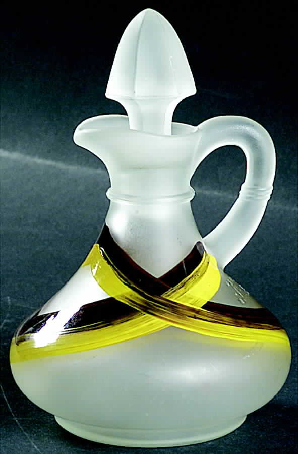 Organdie Glassware Cruet with Stopper by Metlox - Poppytrail - Vernon-1