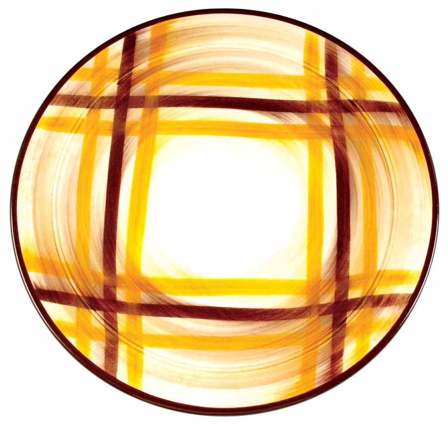 Organdie 13" Chop Plate (Round Platter) by Metlox - Poppytrail - Vernon-1