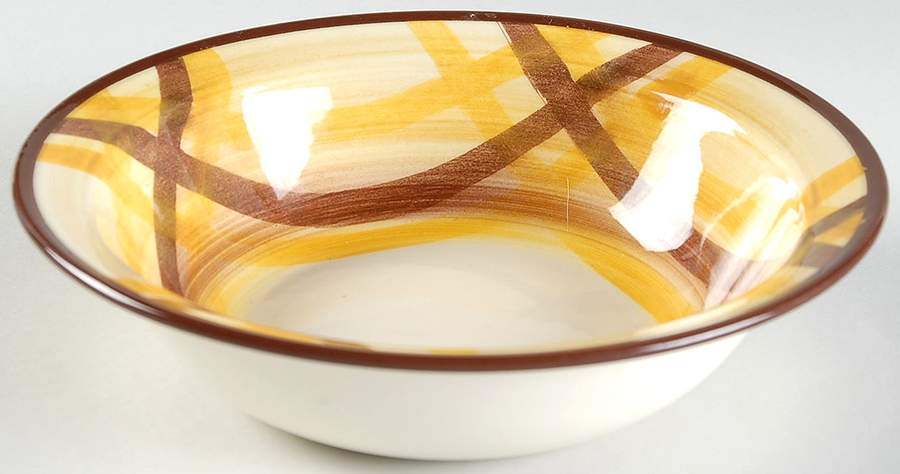 Organdie 7" Round Vegetable Bowl by Metlox - Poppytrail - Vernon-1