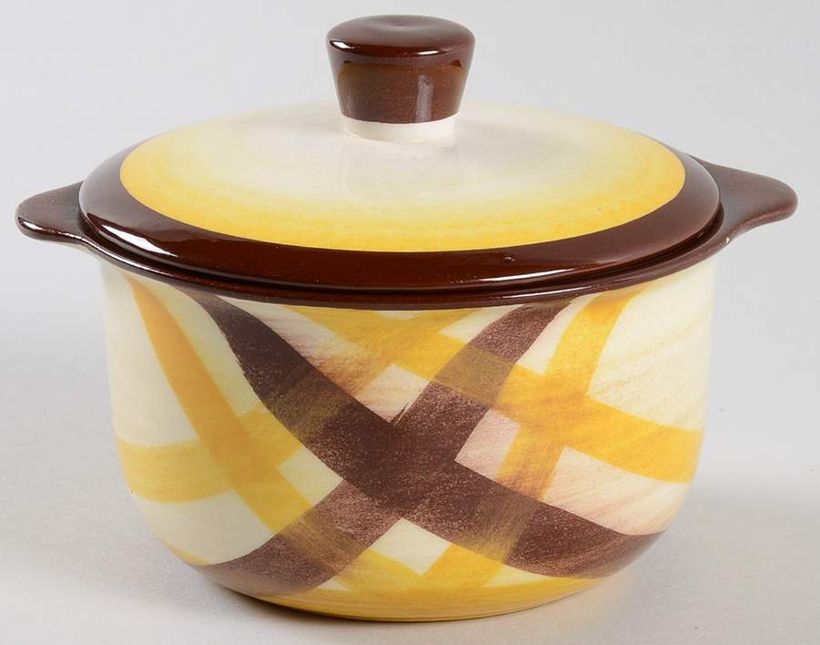 Organdie Individual Casserole & Lid by Metlox - Poppytrail - Vernon-1