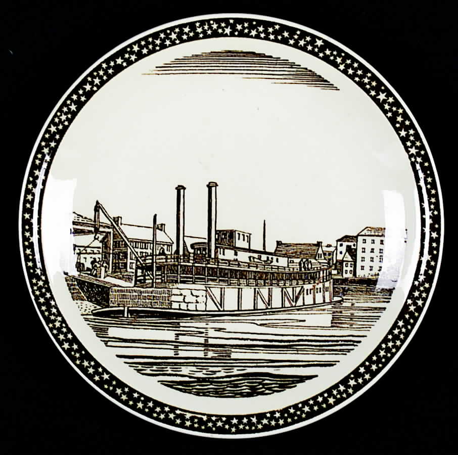 Our America Brown Bread & Butter Plate by Metlox - Poppytrail - Vernon-1