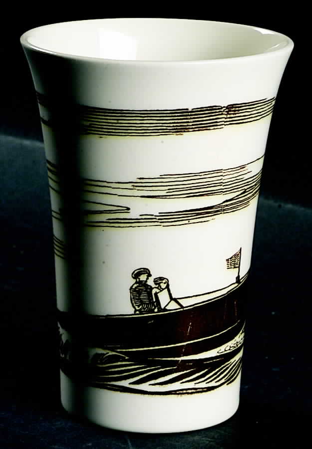 Our America Brown 13 Oz Tumbler by Metlox - Poppytrail - Vernon-1