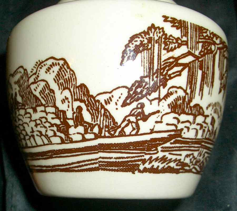 Our America Brown Salt Shaker by Metlox - Poppytrail - Vernon-1