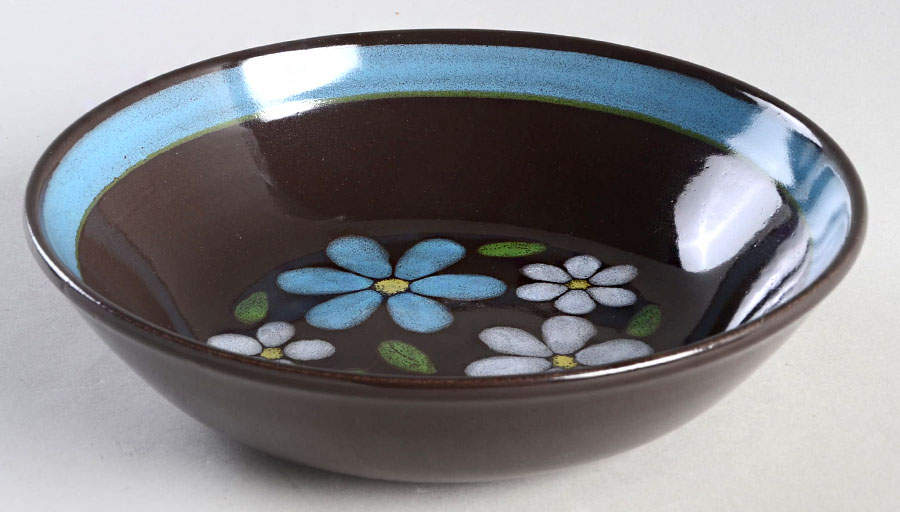 Pacific Blue Coupe Soup Bowl by Metlox - Poppytrail - Vernon-1