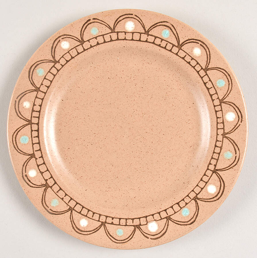 Painted Desert (Rim) Salad Plate by Metlox - Poppytrail - Vernon-1