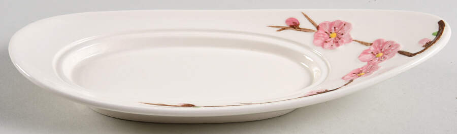 Peach Blossom Lid for 1/4 Lb Butter by Metlox - Poppytrail - Vernon-1