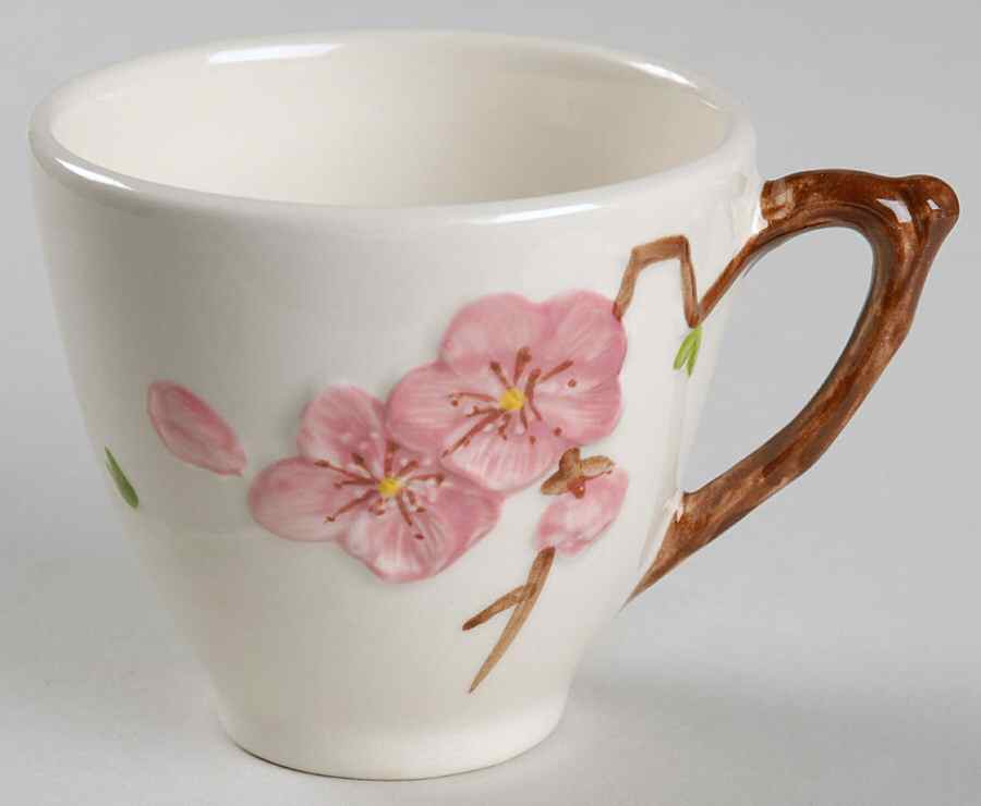 Peach Blossom Flat Cup by Metlox - Poppytrail - Vernon-1