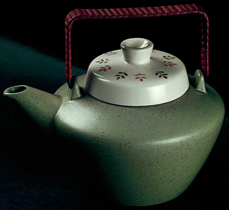 Pepper Tree Teapot & Lid by Metlox - Poppytrail - Vernon-1