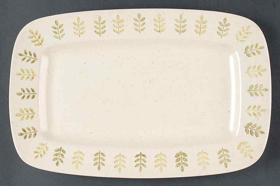 Pepper Tree 14" Rectangular Serving Platter by Metlox - Poppytrail - Vernon-1