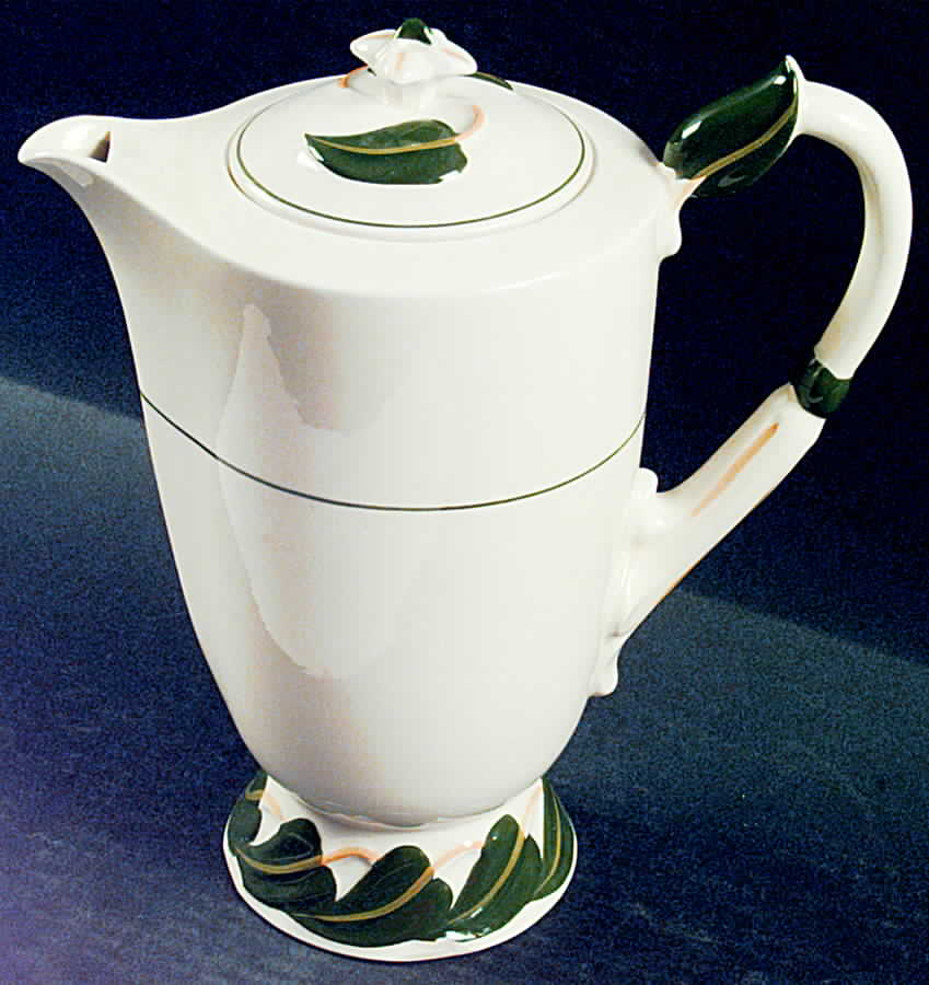 Philodendron Coffee Pot & Lid by Metlox - Poppytrail - Vernon-1