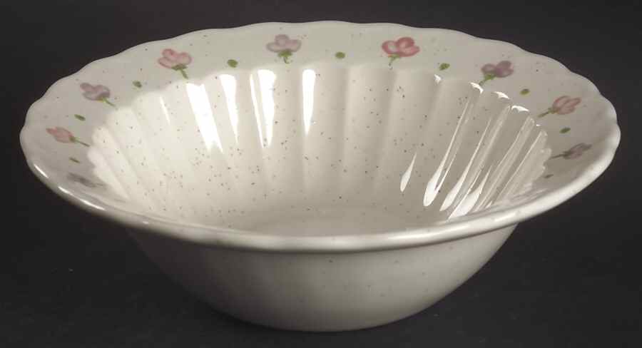 Pink Lady Rim Cereal Bowl by Metlox - Poppytrail - Vernon-1