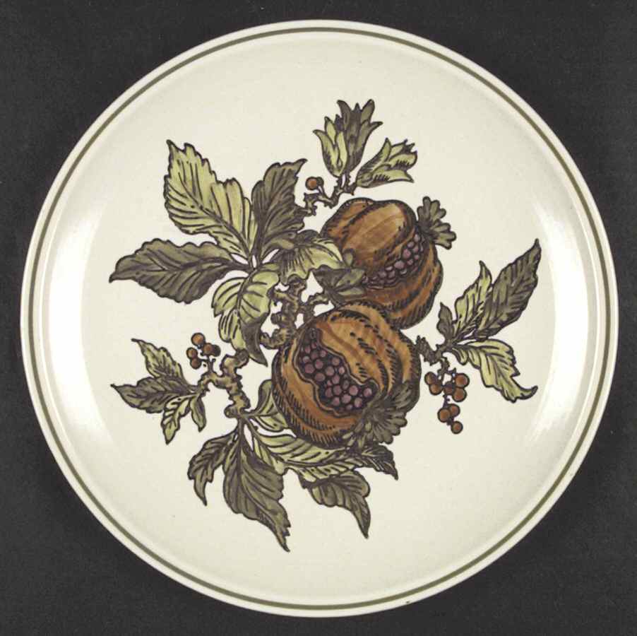 Pomegranite Dinner Plate by Metlox - Poppytrail - Vernon-1