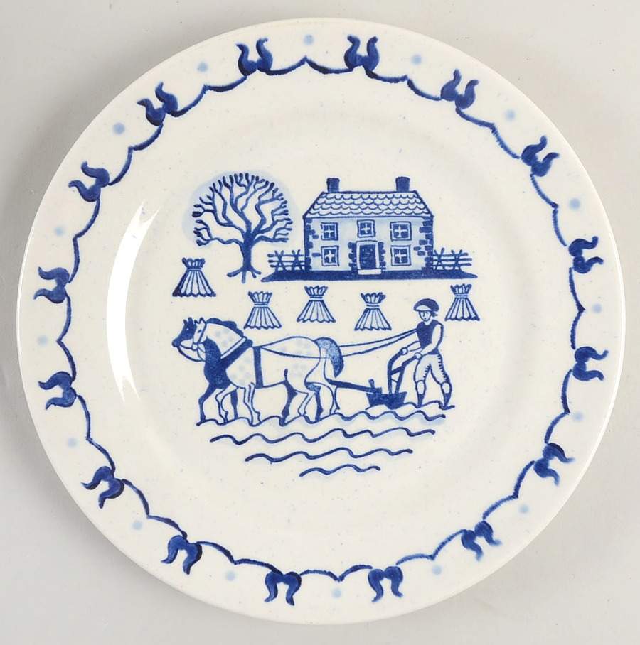 Provincial Blue Dinner Plate by Metlox - Poppytrail - Vernon-1