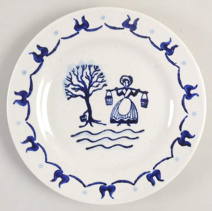 Provincial Blue Bread & Butter Plate by Metlox - Poppytrail - Vernon-1