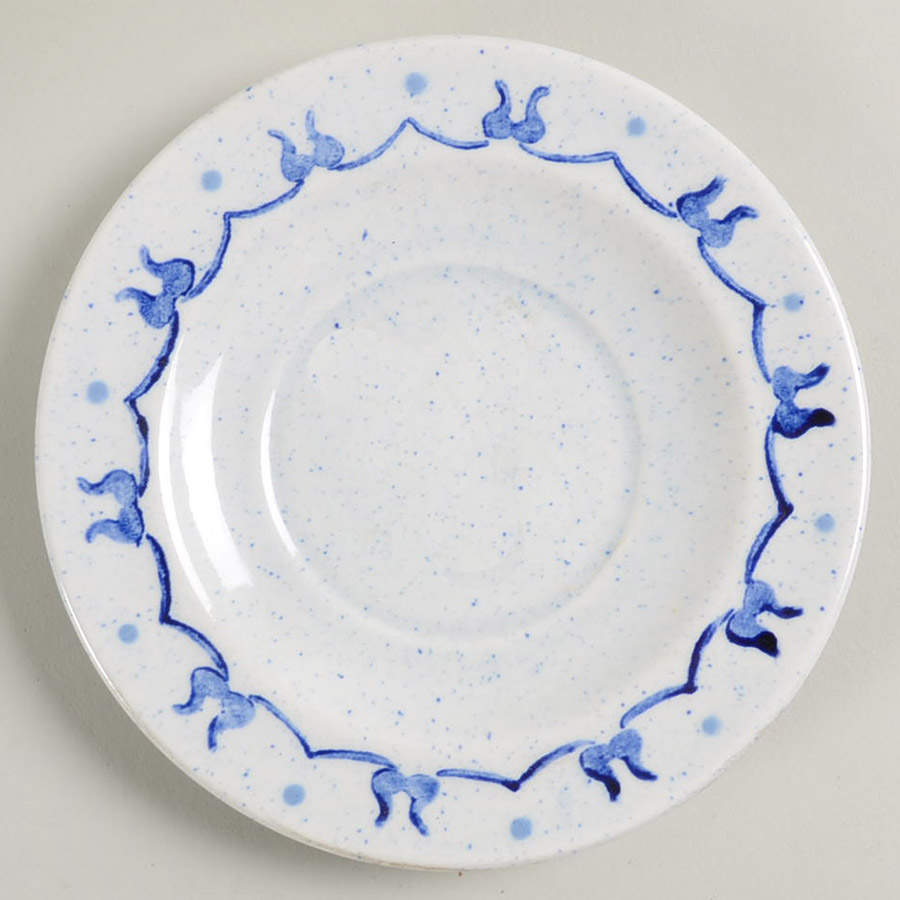 Provincial Blue Saucer by Metlox - Poppytrail - Vernon-1