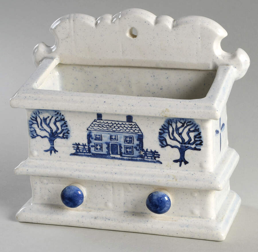Provincial Blue Spice Box Planer by Metlox - Poppytrail - Vernon-1