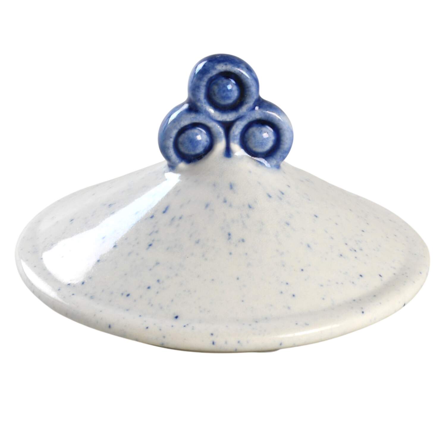 Provincial Blue Lid for Sugar Bowl by Metlox - Poppytrail - Vernon-1