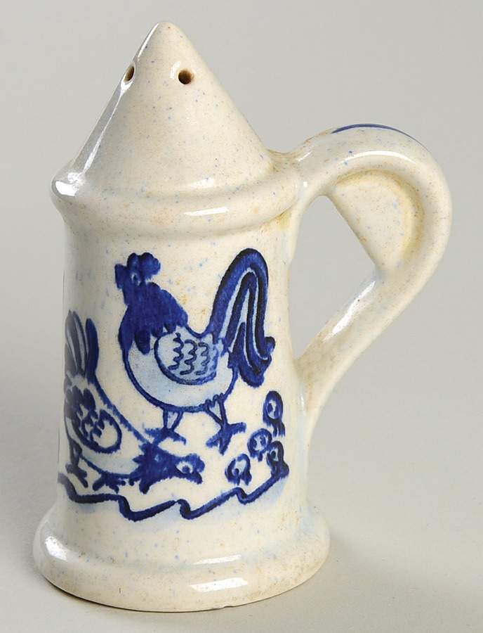 Provincial Blue Pepper Shaker by Metlox - Poppytrail - Vernon-1