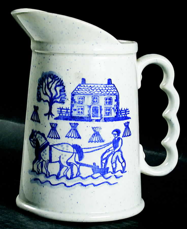 Provincial Blue 24 Oz Pitcher by Metlox - Poppytrail - Vernon-1