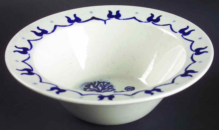 Provincial Blue Rim Cereal Bowl by Metlox - Poppytrail - Vernon-1