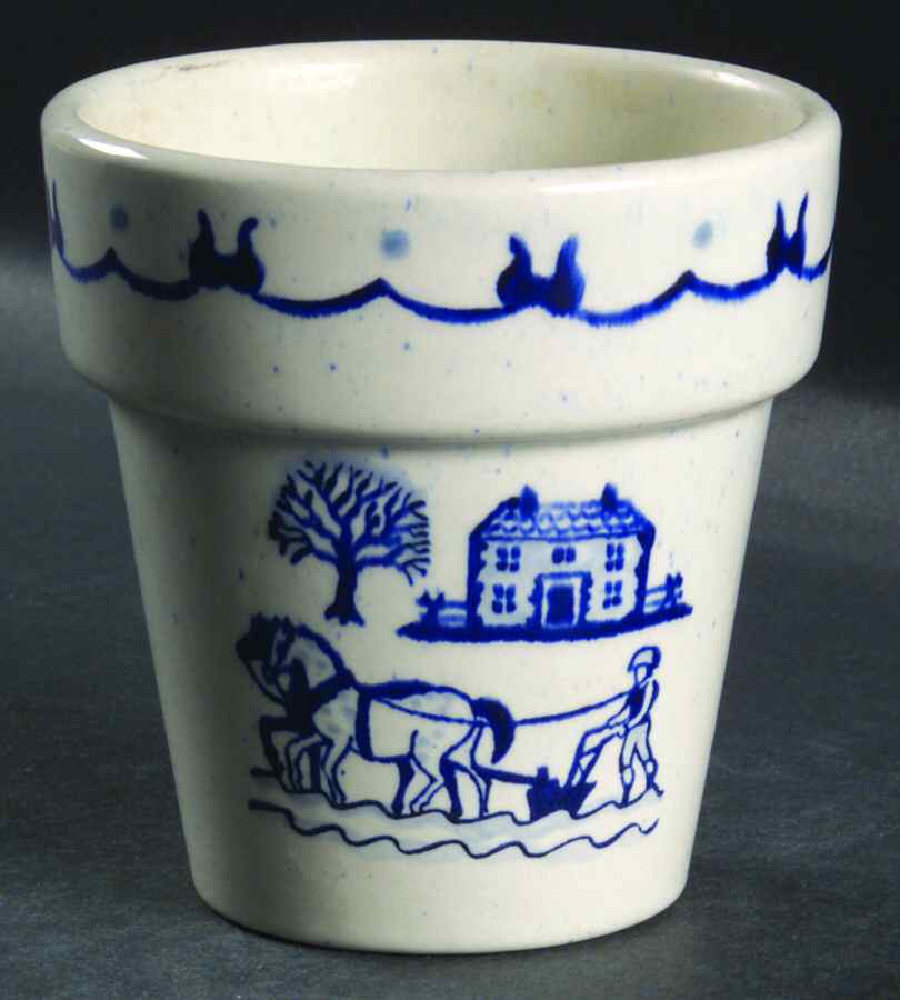Provincial Blue 3" Flower Pot by Metlox - Poppytrail - Vernon-1