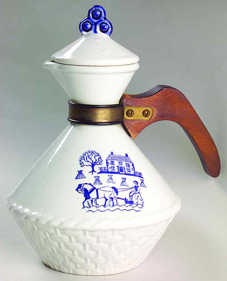 Provincial Blue Carafe & Lid by Metlox - Poppytrail - Vernon-1