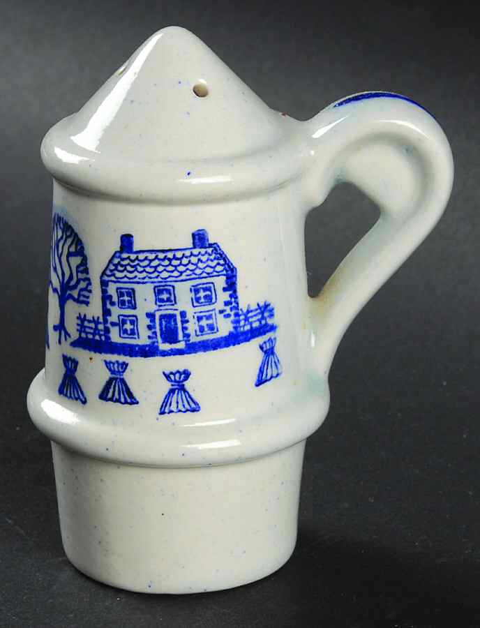 Provincial Blue Condiment Set, Pepper Only by Metlox - Poppytrail - Vernon-1