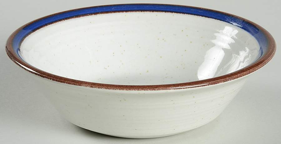 Primary Blue Coupe Cereal Bowl by Metlox - Poppytrail - Vernon-1