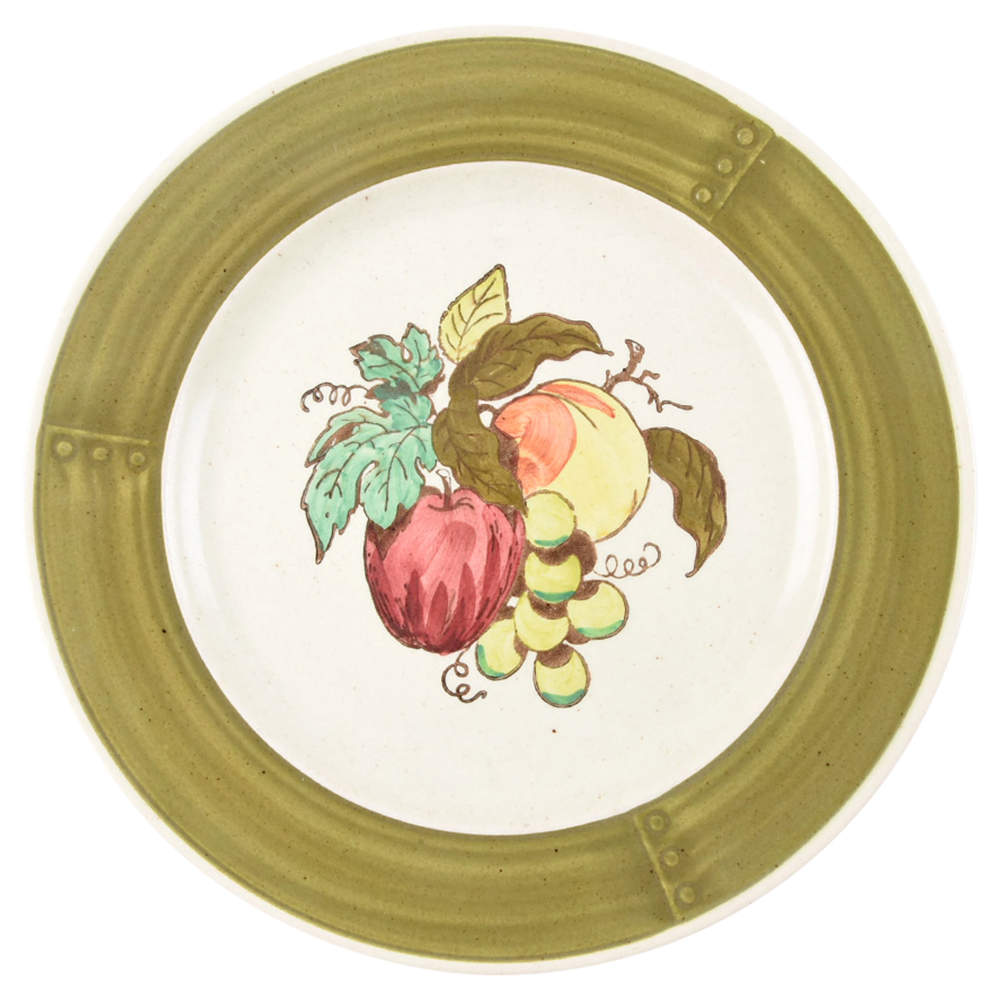 Provincial Fruit Green Dinner Plate by Metlox - Poppytrail - Vernon-1
