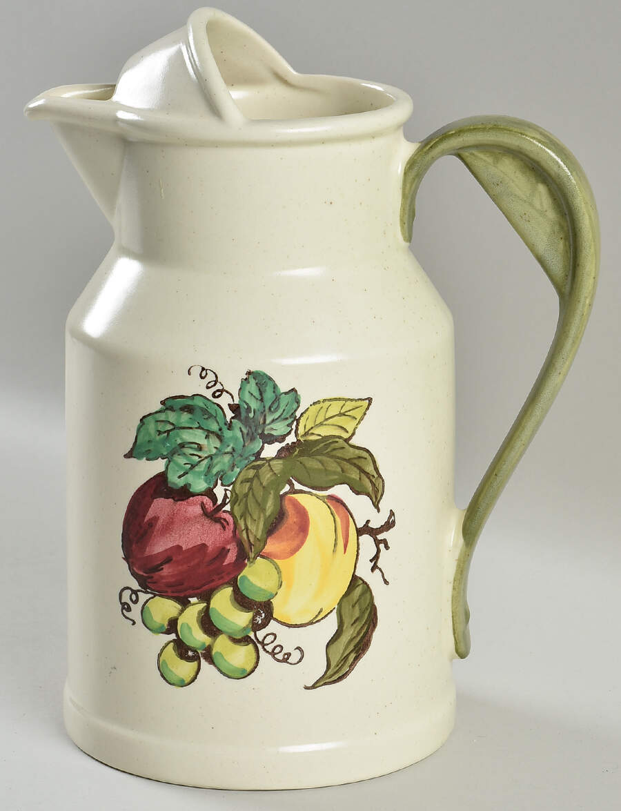 Provincial Fruit Green 64 Oz Pitcher by Metlox - Poppytrail - Vernon-1