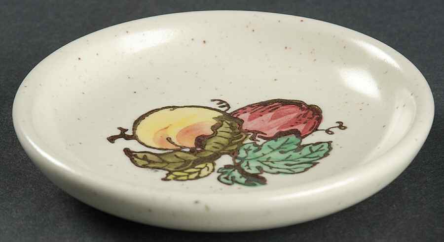 Provincial Fruit Green Coaster by Metlox - Poppytrail - Vernon-1