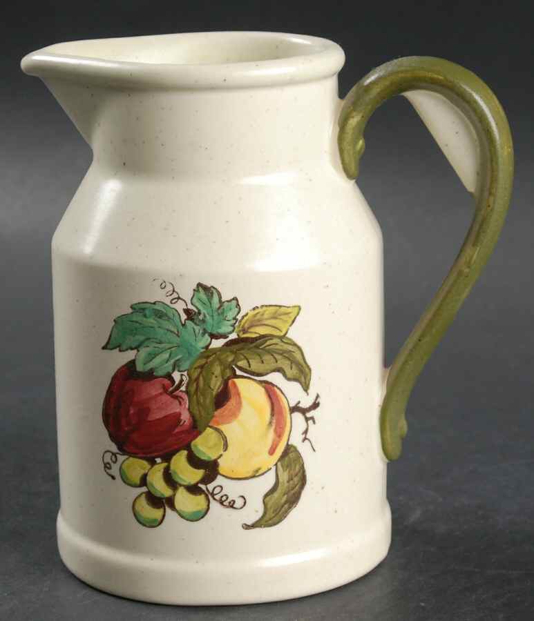Provincial Fruit Green Small Pitcher by Metlox - Poppytrail - Vernon-1
