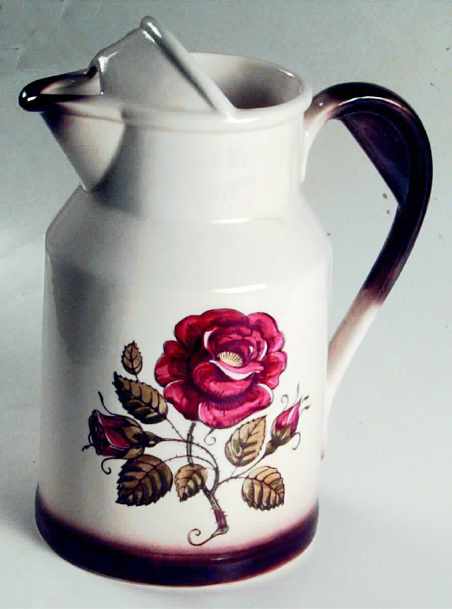 Provincial Rose 64 Oz Pitcher by Metlox - Poppytrail - Vernon-1