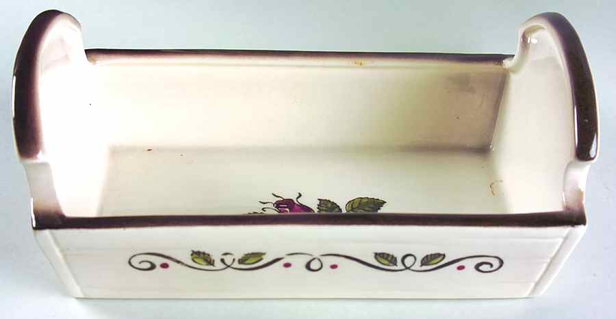 Provincial Rose Bread Tray by Metlox - Poppytrail - Vernon-1