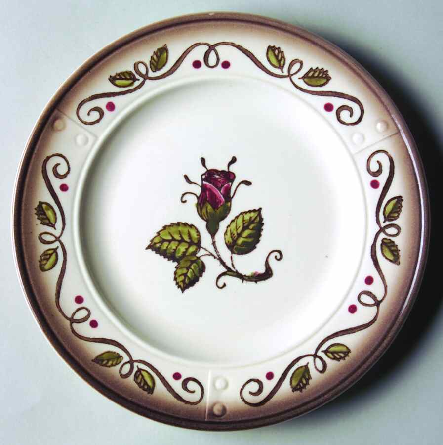 Provincial Rose Bread & Butter Plate by Metlox - Poppytrail - Vernon-1