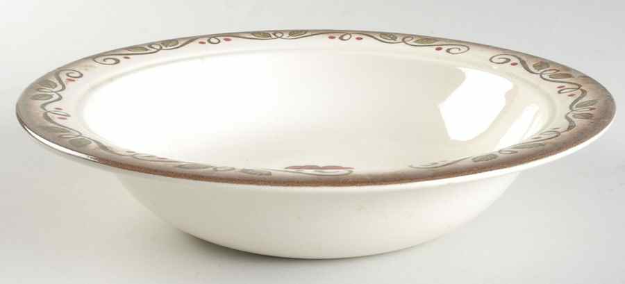 Provincial Rose 10" Round Vegetable Bowl by Metlox - Poppytrail - Vernon-1