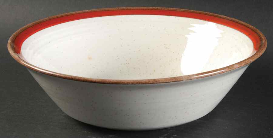 Primary Red 9" Round Vegetable Bowl by Metlox - Poppytrail - Vernon-1