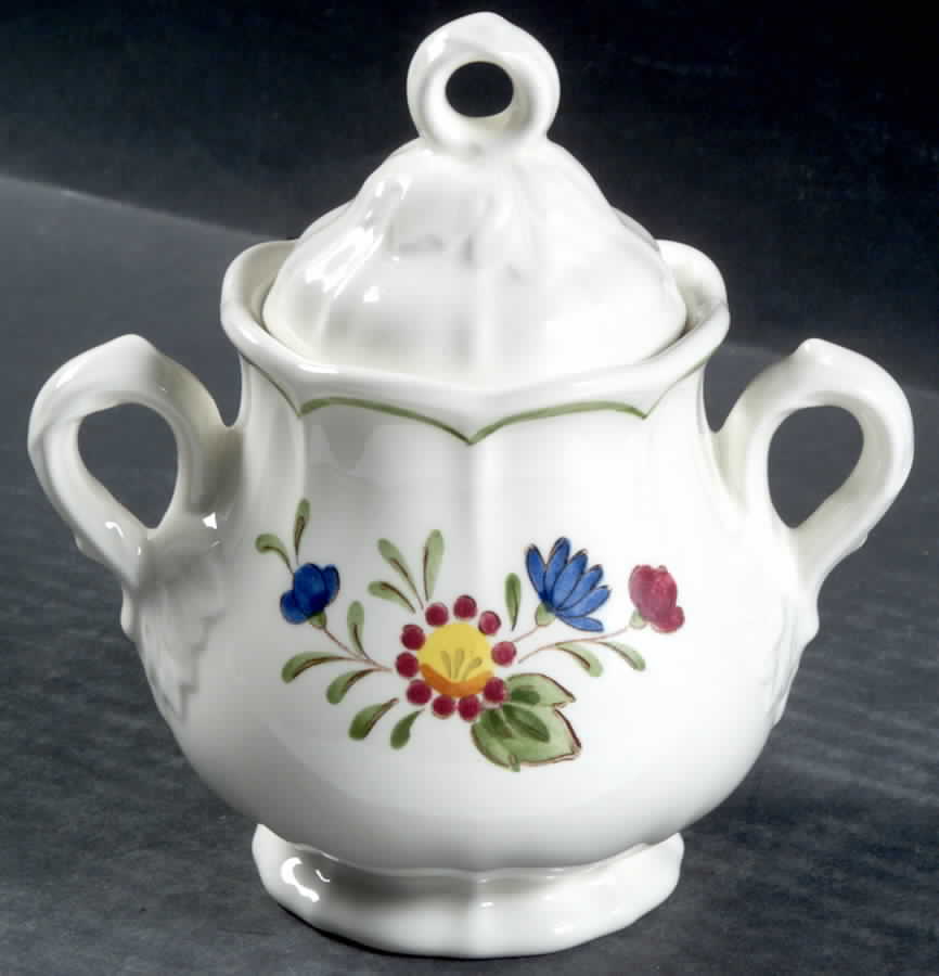 Quail Ridge Sugar Bowl & Lid by Metlox - Poppytrail - Vernon-1