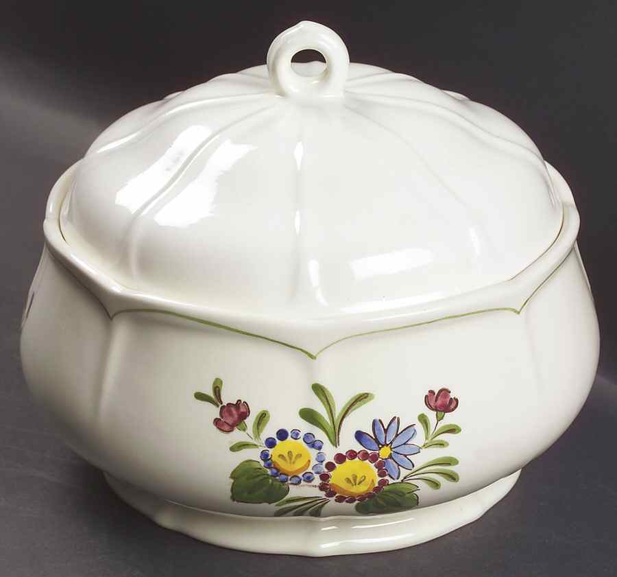 Quail Ridge Round Covered Vegetable by Metlox - Poppytrail - Vernon-1
