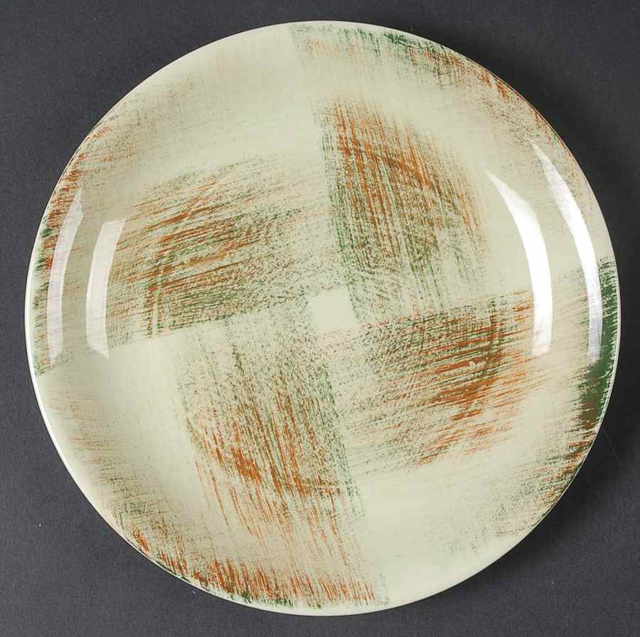 Raffia Salad Plate by Metlox - Poppytrail - Vernon-1