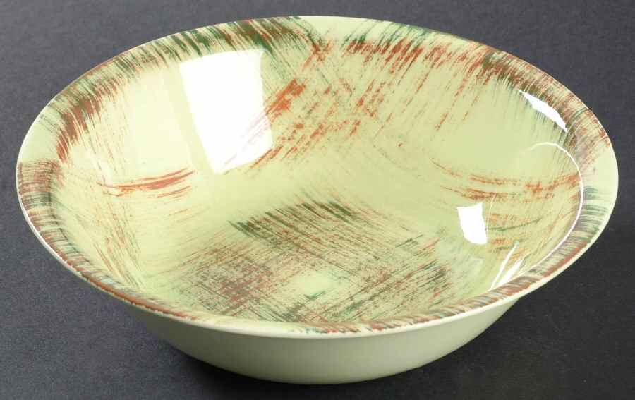 Raffia 8" Round Vegetable Bowl by Metlox - Poppytrail - Vernon-1