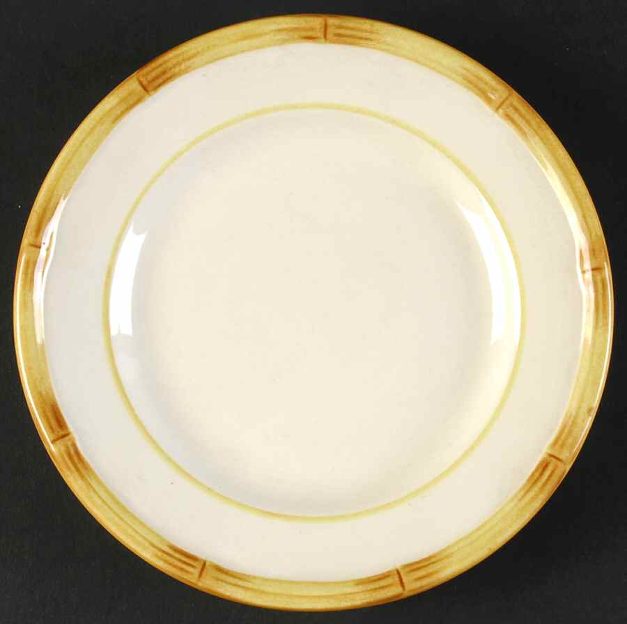 Rattan Bread & Butter Plate by Metlox - Poppytrail - Vernon-1