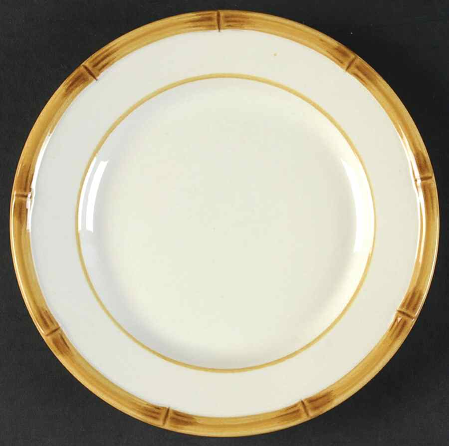 Rattan Salad Plate by Metlox - Poppytrail - Vernon-1