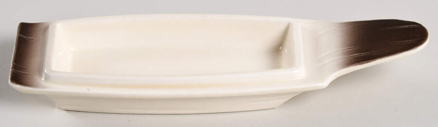 Red Rooster 1/4 Lb Butter No Lid by Metlox - Poppytrail - Vernon-1