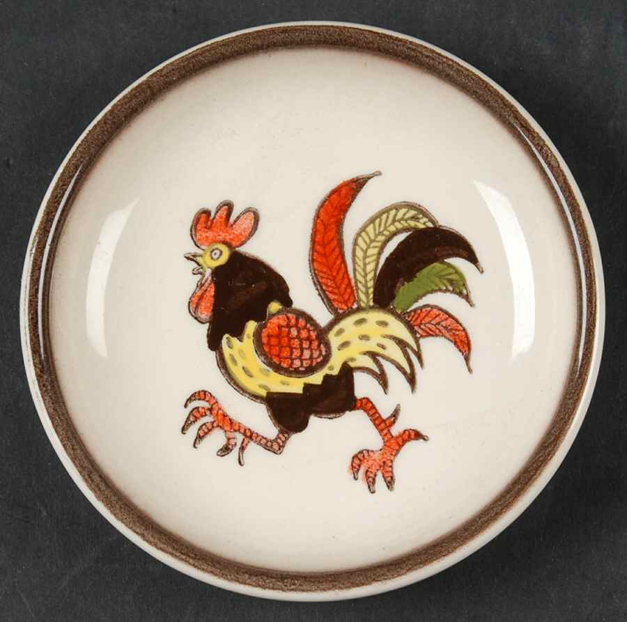 Red Rooster Coaster by Metlox - Poppytrail - Vernon-1