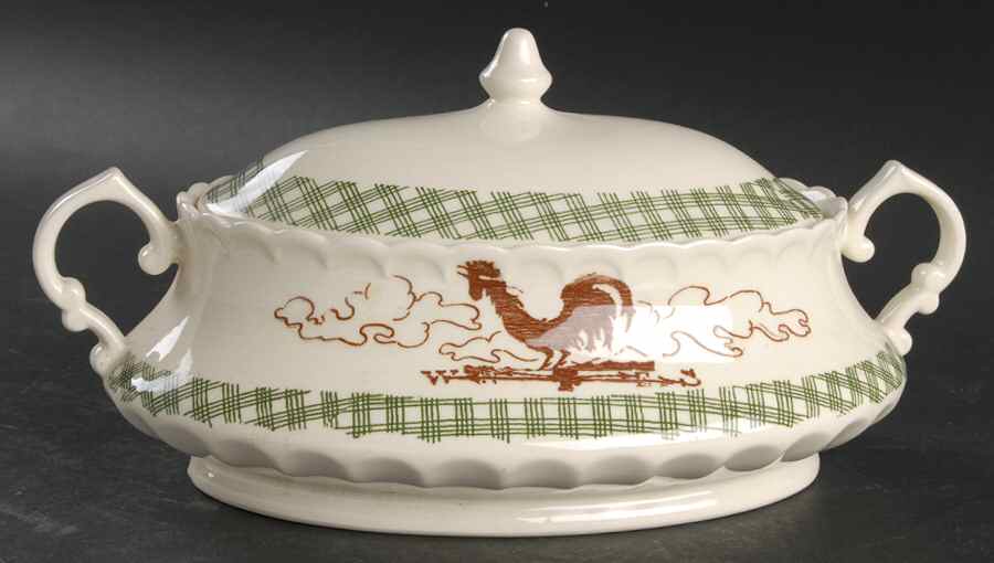 Rfd 1.25 Quart Oval Covered Casserole by Metlox - Poppytrail - Vernon-1