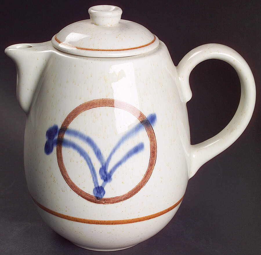 Rhythm Coffee Pot & Lid by Metlox - Poppytrail - Vernon-1